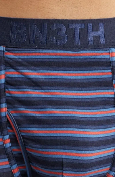 Bn3th Classic Icon Boxer Briefs In Track Stripe-dark Navy