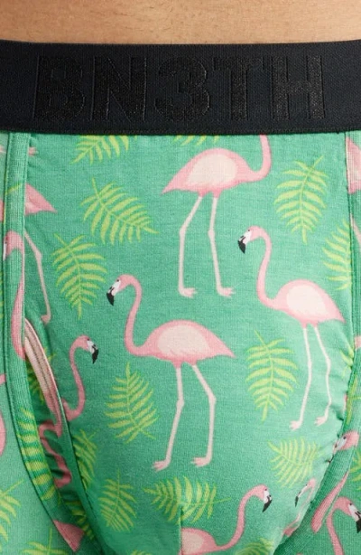 Bn3th Classic Icon Boxer Briefs In Flamingos-spruce