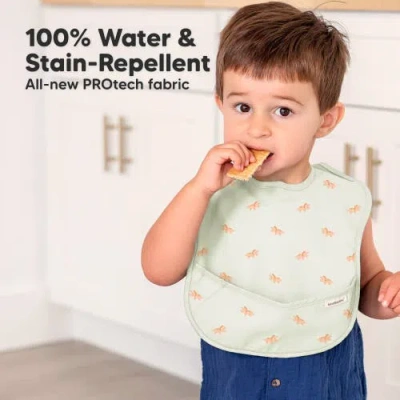 Keababies 3-pack Presto Waterproof Bibs In Roarsome