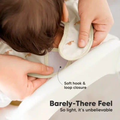 Keababies 3-pack Presto Waterproof Bibs In Roarsome