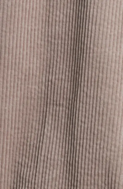 Eileen Fisher Classic Collar Corduroy Jacket In Taupe