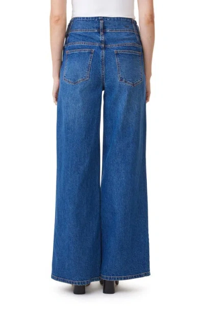Habitual Extended Wide Leg Jeans In Lagoon