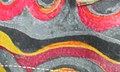 Apny Printed Denim Jacket In Multi