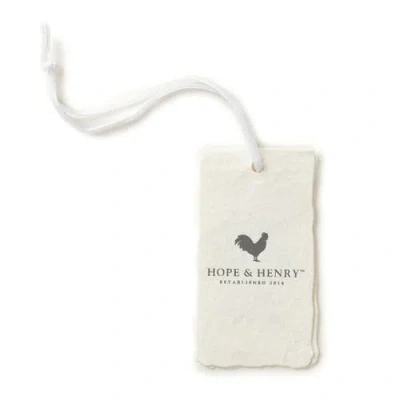 Hope &amp; Henry Baby Boys' Organic Pique Button Down Shirt, Infant In Dark Blue Pique