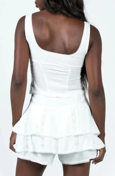 Princess Polly Cheyla Lace Tank In White