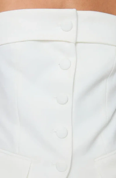 Princess Polly Change It Up Strapless Top In White