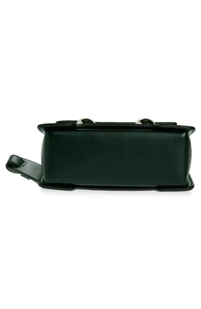 Marni Trunkaroo Leather Crossbody Bag In 00n99 Black