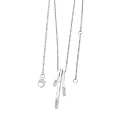 Lucy Quartermaine Melody Key Pendant In Sterling Silver