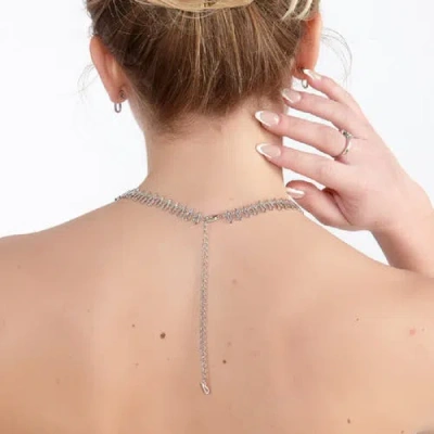Lucy Quartermaine Large Petal Necklace In Sterling Silver