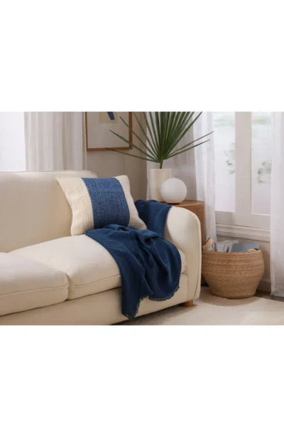 Parachute Sierra Colorblock Accent Pillow Cover In Marine