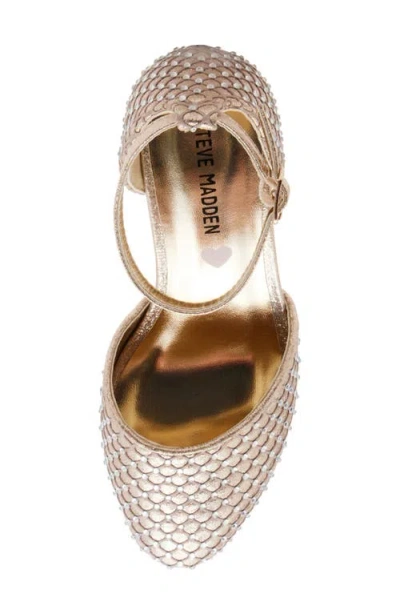 STEVE MADDEN STEVE MADDEN PRETTYY ANKLE STRAP BLOCK HEEL PUMP 