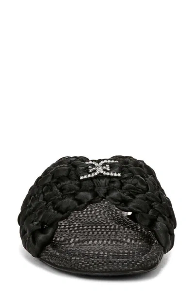 Sam Edelman Bridget Slide Sandal Black Ribbon In Black