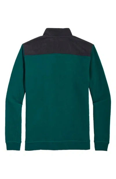 Vineyard Vines Professor Shep Half-zip Sweatshirt In Charleston Green