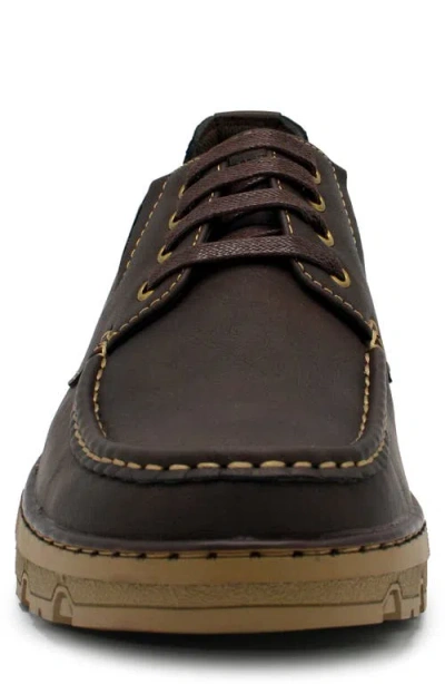 Aston Marc Brill Lace-up Comfort Shoe In Brown