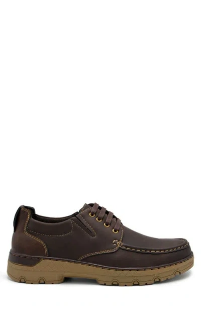 Aston Marc Brill Lace-up Comfort Shoe In Brown
