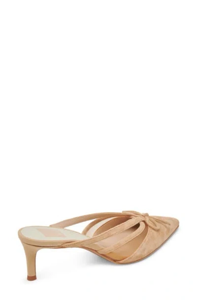Dolce Vita Keilah Pointed Toe Mule In Tan Suede