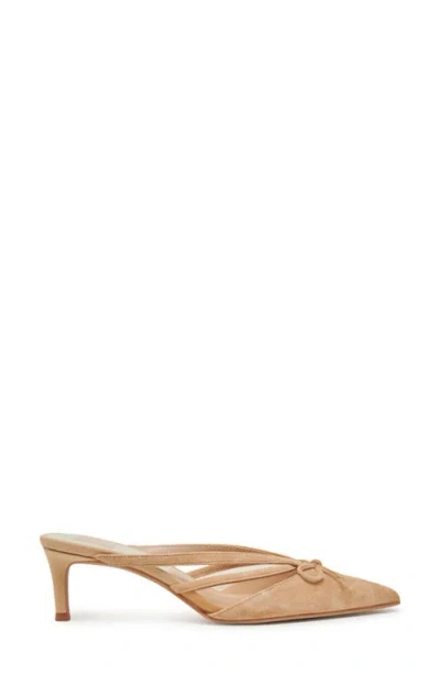 Dolce Vita Keilah Pointed Toe Mule In Tan Suede