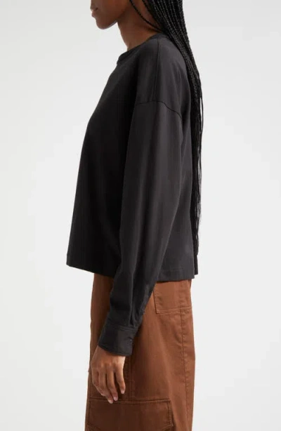 Atm Anthony Thomas Melillo Heavyweight Cotton Jersey Top In Black