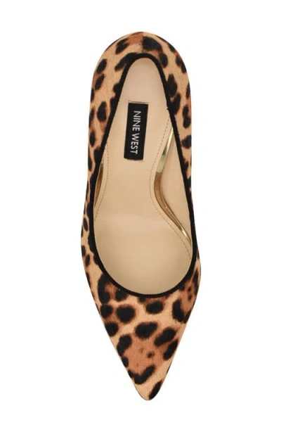 Nine West Arlene Pointed Toe Pump In Dark Natural