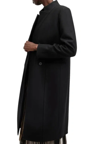 Allsaints Sidney Wool Blend Coat In Black