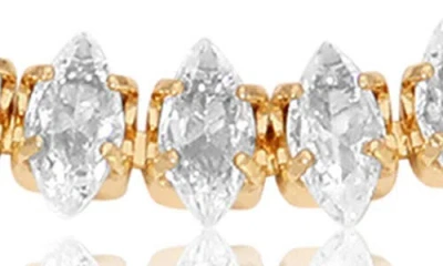 Ettika Radiant Cubic Zirconia Slider Bracelet In Gold