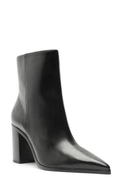 Schutz Maeve Pointed Toe Bootie In Black