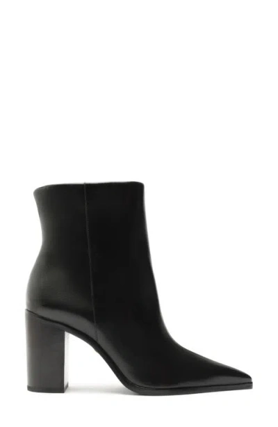 Schutz Maeve Pointed Toe Bootie In Black