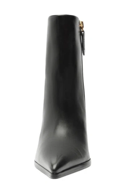 Schutz Maeve Pointed Toe Bootie In Black