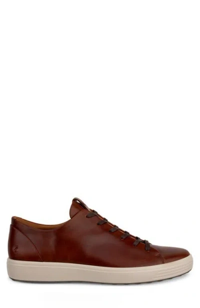 Ecco Soft 7 Premier Sneaker In Cognac