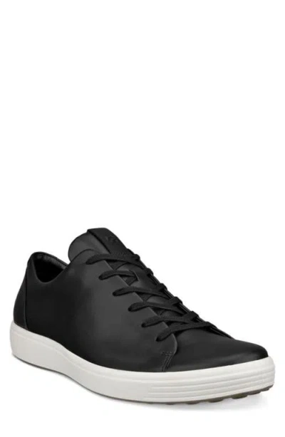Ecco Mens Leather Running & Training Shoes In Black