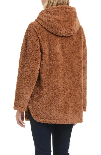 Sanctuary Textured Faux Fur Jacket In Camel