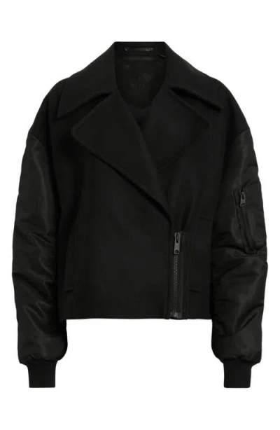 Allsaints Wool-blend Orla Jacket In Black