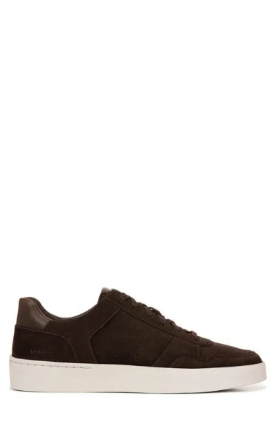 Vince Men's Peyton Suede Low-top Sneakers In Cocoa Brown