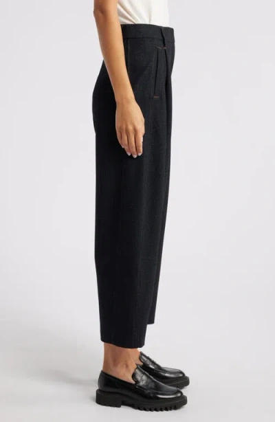 Wit & Wisdom 'ab'solution Skyrise Pleated Barrel Pants In Dark Indigo