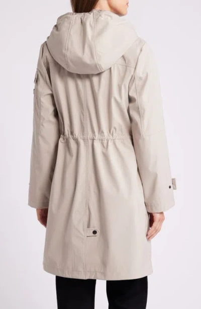 Sam Edelman Hooded Longline Parka In Oat