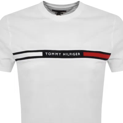 Shop Tommy Hilfiger Logo T Shirt White