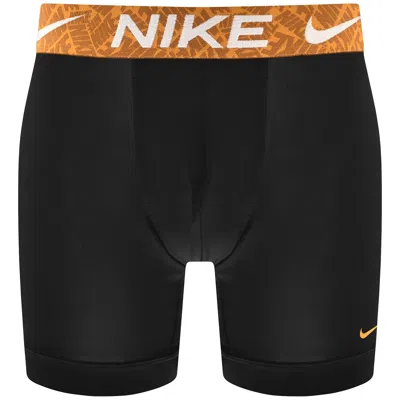 Shop Nike Logo 3 Pack Boxer Briefs In Black