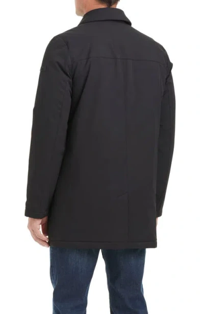 Vince Camuto Water Resistant Transitional Coat With Removable Bib In Black