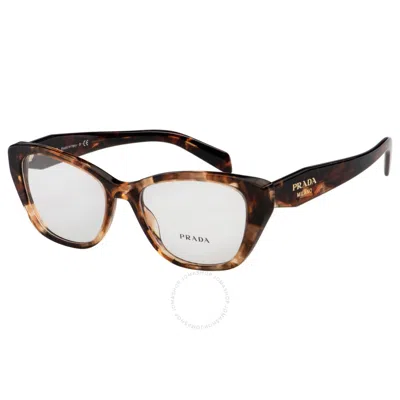 Prada Demo Cat Eye Ladies Eyeglasses Pr 19wv 07r1o1 53