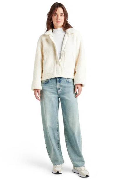Splendid Tina Fleece Jacket In Pale Oak