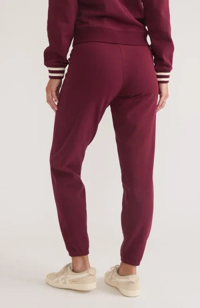 Marine Layer Anytime Sweatpants In Tibetan Red