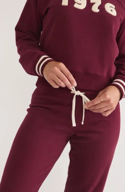Marine Layer Anytime Sweatpants In Tibetan Red