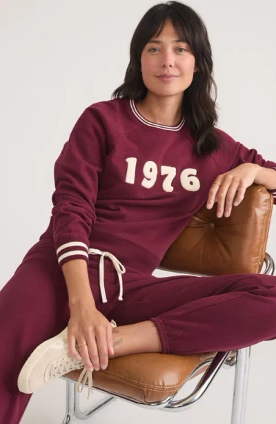 Marine Layer Anytime Sweatpants In Tibetan Red
