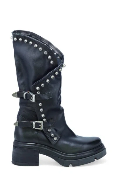 As98 A.s.98 Easton Studded Boot In Black