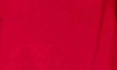 English Factory Cutout Puff Sleeve Cotton Minidress In Lipstick