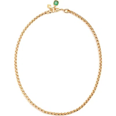 Shop Roxanne Assoulin Posh Esmerelda Necklace In Gold