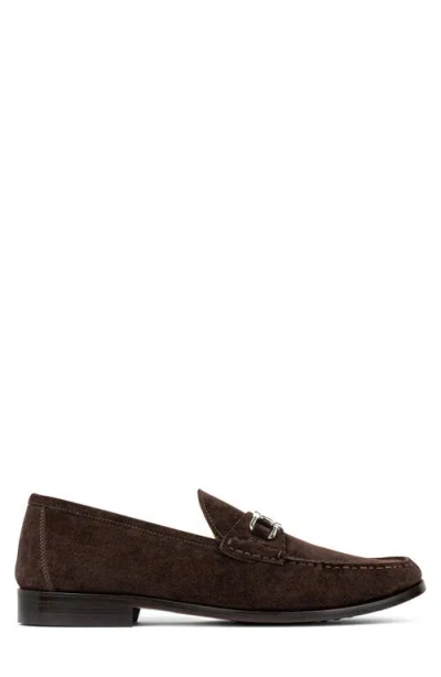Donald Pliner Evanston Bit Loafer In Chocolate