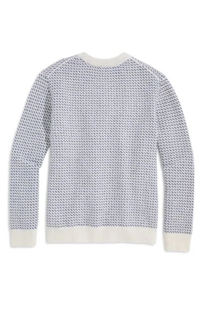 Vineyard Vines Marine Merino Wool Blend Sweater In Marshmallow