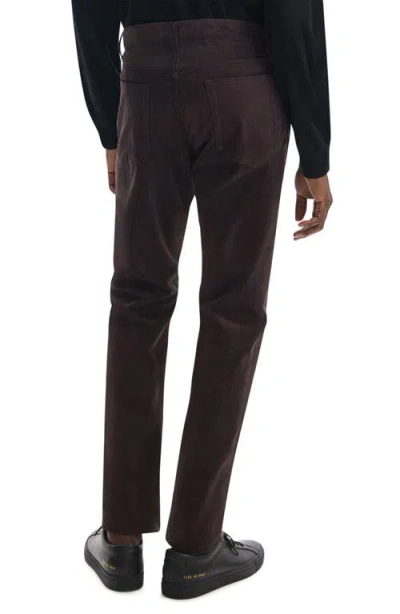 Theory Slim Fit Stretch Corduroy Pants In Hickory
