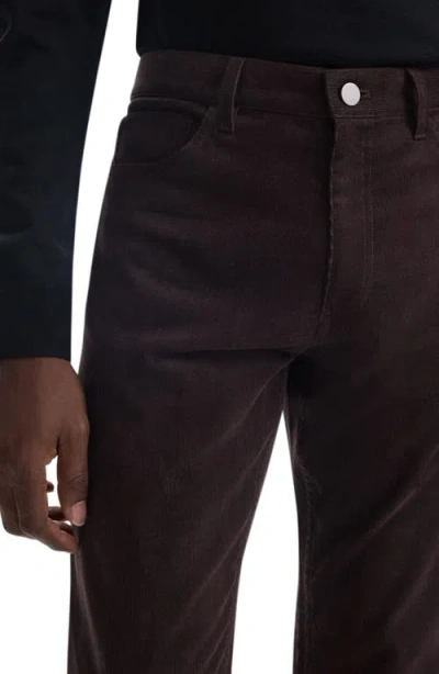 Theory Slim Fit Stretch Corduroy Pants In Hickory